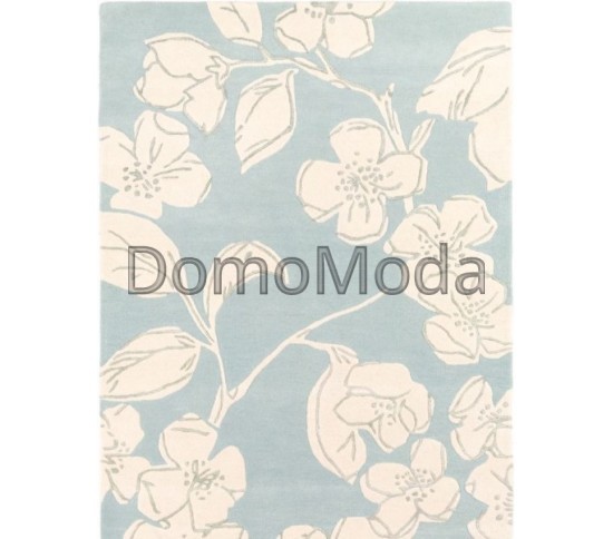 Шерстяний килим Matrix MAX 12 Devore Blue Купити в інтернет магазині ДомоМода фото 3 Шерстяний килим Matrix MAX 12 Devore Blue - Висока якість за найкращою ціною в Україні зображення 3.